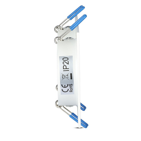 Stropní zapuštěné svítidlo 2xGU10 čtvercové bílé VT-783 V-TAC