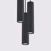 Stropní závěsné svítidlo Tuba Spot 3x GU10 Black Carbon Deep Space SL.1576 Sollux
