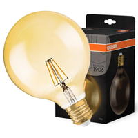 Dekorativní žárovka LED G125 Sphere E27 6,5W = 52W 720lm 2400K Warm 300° Vintage 1906 Osram
