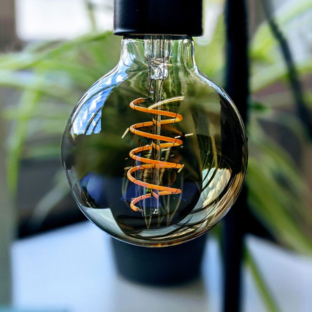 LED žárovka E27 G95 4W 100lm 1800K Teplá bílá Graphite Filament Stmívatelné 360° VIDEX