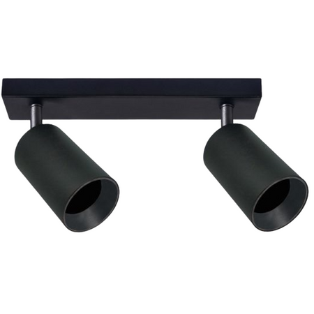 Pásové svítidlo Stropní a nástěnné LED svítidlo 2 x GU10 MARIBEL Black GOLDLUX (Polux)