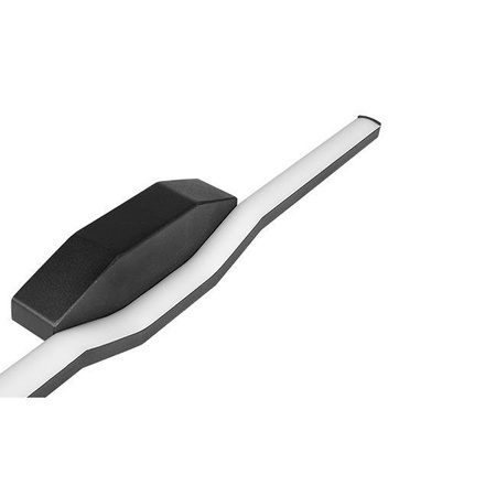 Nástěnné svítidlo LED Povrchová montáž 10W 1340lm 4000lm neutrální bílá 110° Černá Mila Masterled