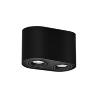Stropní svítidlo pro povrchovou montáž GU10 Black Minimalist Cobalt Rabalux