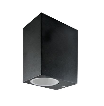 LED zahradní nástěnné svítidlo 2xGU10 BOSTON GOLDLUX (Polux) DOUBLE BLACK