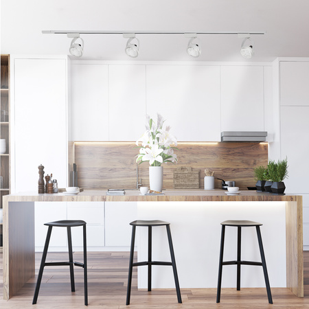 GU10 ES111 White VICTUS busbar light Lumiled jednofázové svítidlo pro přípojnice