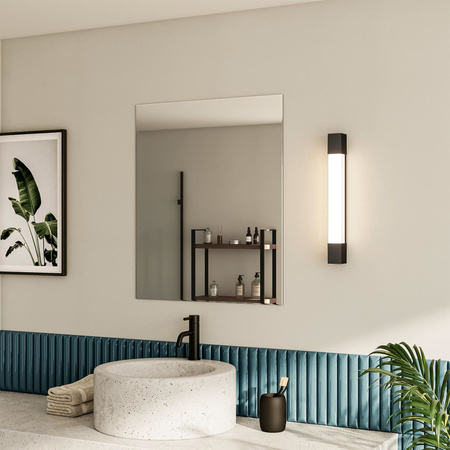 LED Světlo nad Zrcadlo 5W 730lm 2700K 44cm IP44 Černá Rover Philips