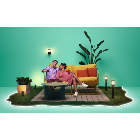 Venkovní nástěnná LED lampa 8,5W RGB SMART WiFi WiZ