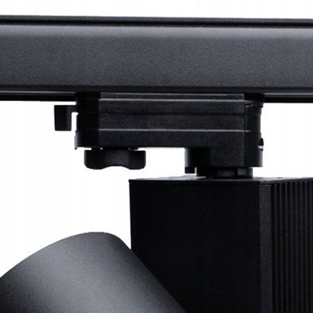 Hlavice adaptéru pro 3-fázové lištové přípojnice. černá