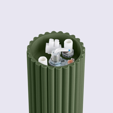 Koupelnové stropní svítidlo G9 Round Olive Moderní matné IP44 Halo Sollux