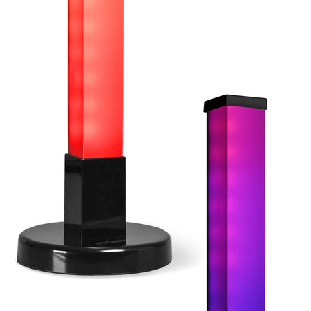 RGB LED stojací lampa 10W 250lm 360° 150cm černá Pilot Videx