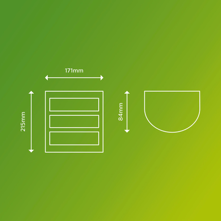 LED zahradní lampa nástěnná lampa PYTHON myGarden 6W 2700K IP44 antracit PHILIPS