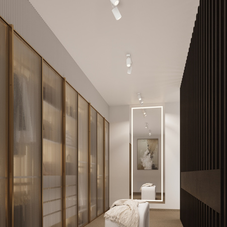 Nástěnné svítidlo Reflektor Tuba Spot GU10 White Carbon Deep Space SL.1541 Sollux