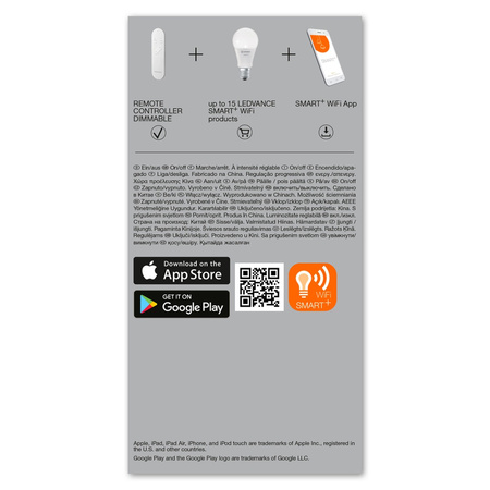 Dálkový ovladač Bílý stmívač SMART+ WIFI LEDVANCE