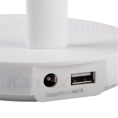 Stolní lampa LED bílá REXAR 7W 3000-6500K Kanlux