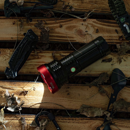 Taktická svítilna LED Pro nabíjecí svítilna USB-C 20W 2000lm IPX5 VAYOX