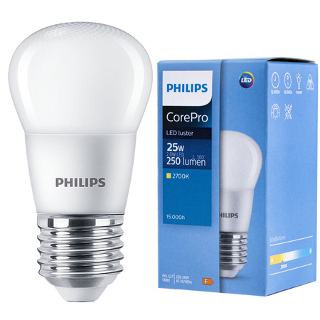 LED žárovka E27 2.8W = 25W 250lm 2700K Teplá bílá PHILIPS