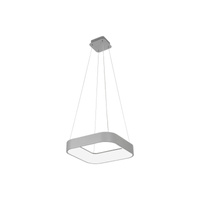 LED stropní závěsné svítidlo 28W 1800lm 3000-6000K CCT Dálkově stmívatelný časovač šedá Minimalistická Adeline Rabalux
