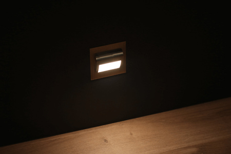 DECORUS schodišťové svítidlo LED lampa 1.2W Mosaz ProVero neutrální bílá 4000K 12V DC