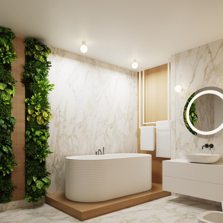 Koupelnové nástěnné svítidlo G9 Round white Moderní matné IP44 Halo Sollux