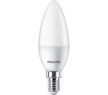 LED žárovka na svíčku E14 B35 5W = 40W 470lm 2700K Teplá bílá PHILIPS