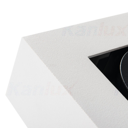 LED GU10 obdélníkové bílé Stobi Kanlux Bodové LED svítidlo pro povrchovou montáž