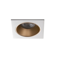 Podhledové svítidlo GLOZO DSL GU10/GU5.3 Square White-Gold KANLUX