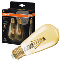 LED žárovka E27 6.5W 725lm 2400K Teplá bílá OSRAM Vintage 1906 stmívatelná