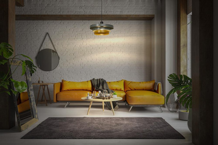 Dekorativní stropní závěsné svítidlo E27 s převisem Zelená žlutá Dekor Ledvance