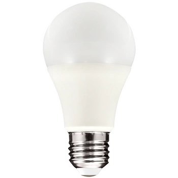 LED žárovka E27 A60 8W = 60W 720lm 3000K Teplá bílá 360° GOLDLUX (Polux) Mikrovlnný pohyb + Senzor soumraku