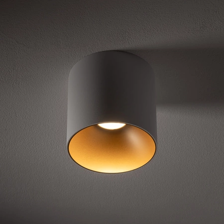 Přisazené svítidlo EYE TONE 8926 Nowodvorski White-Gold GU10 Stropní trubice Aluminium Minimalist