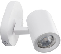 Nástěnné svítidlo Nastavitelná LED GU10 kulatá bílá Laurin Kanlux