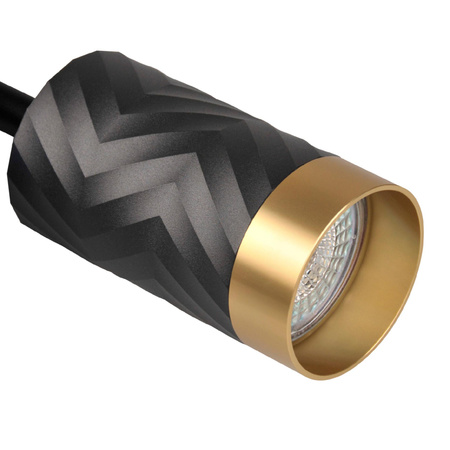Nástěnné a stropní bodové svítidlo GU10 Black Gold ARRAS Sanico Goldlux