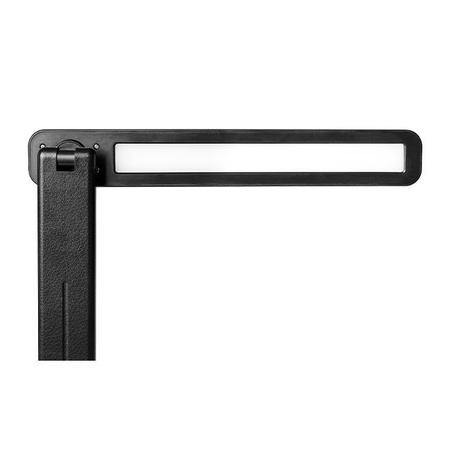 Stolní nastavitelná stolní lampa LED 5W 400lm 3000-4000-6500K CCT dobíjecí školní noční světlo stmívatelné vypínač černý Kivo Masterled