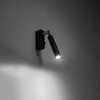 Nástěnné svítidlo EYETECH 1 G9 Reflector Movable Moderní černá SOLLUX