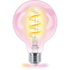 LED žárovka E27 G95 6,3W = 40W CCT + RGB FILAMENT SMART WiFi Philips WiZ