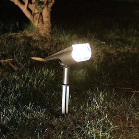 Zahradní LED SOLAR reflektor poháněný 42 cm venkovní IP44 4000K soumrakový senzor