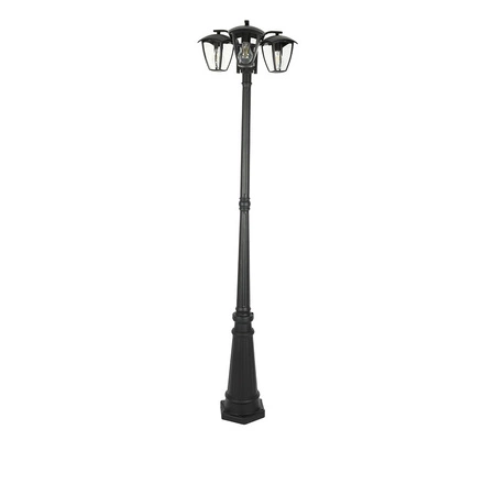 Zahradní lampa Lucerna 3xE27 vysoká 199CM černá VT-740 V-TAC