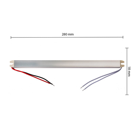 Ultra SLIM 3A 36W 12V DC nábytkový zdroj pro LED pásky