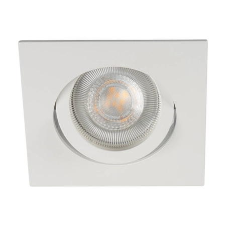 Kruhové podhledové nastavitelné svítidlo GU5.3 GU10 Square White Dalla Kanlux Spot Luminaire