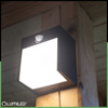 Zahradní nástěnná lampa LED Venkovní nástěnná lampa PIR IP54 12W 3000K RUBUS LUMILED