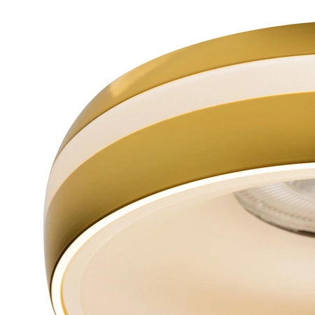 LED GU5.3 GU10 Round Gold Eliceo Kanlux Bodové halogenové svítidlo pro zápustnou montáž