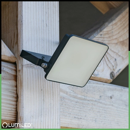 LED Reflektor AZZLER 20W 2400lm 4000K IP65 Venkovní Halogen Černý LUMILED