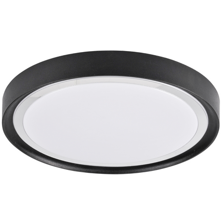 Přisazené LED stropní svítidlo 15W 4000K PERSE Black 33cm