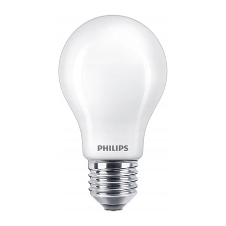 LED žárovka E27 A60 5.9W = 60W 806lm 2700 Teplá bílá Filament Milky PHILIPS Stmívatelné