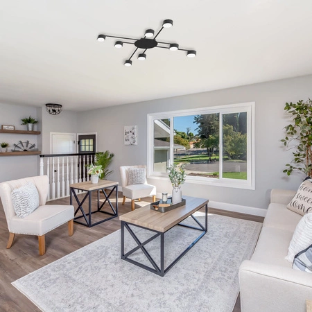 Stropní lustr 8x GX53 LED černý Moderní Videx