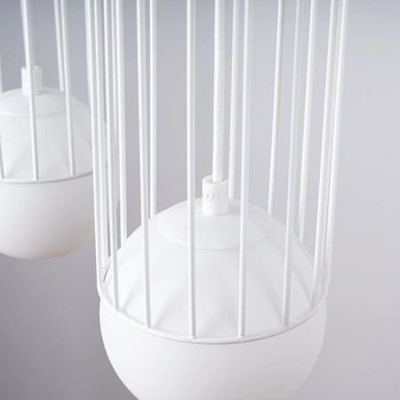 BRINA 3L 3xG9 Bílé moderní stropní závěsné svítidlo SOLLUX