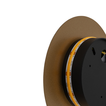 Nástěnné svítidlo LED 7W 60lm 3000K Warm Gold Modern RING LED S 10317 Nowodvorski