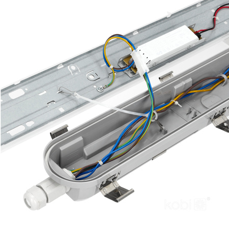 LED 70W 12000lm 4000K neutrální bílá IP66 IK08 šedé Nexforce Kobi lineární svítidlo