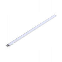 LED lišta na nábytek pod skříňovou lampu 3W 4500K 60cm s pohybovým senzorem stříbrná