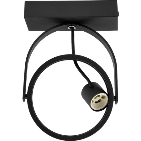 Stropní svítidlo Nástěnné svítidlo LEON ES111 Pohyblivé černé